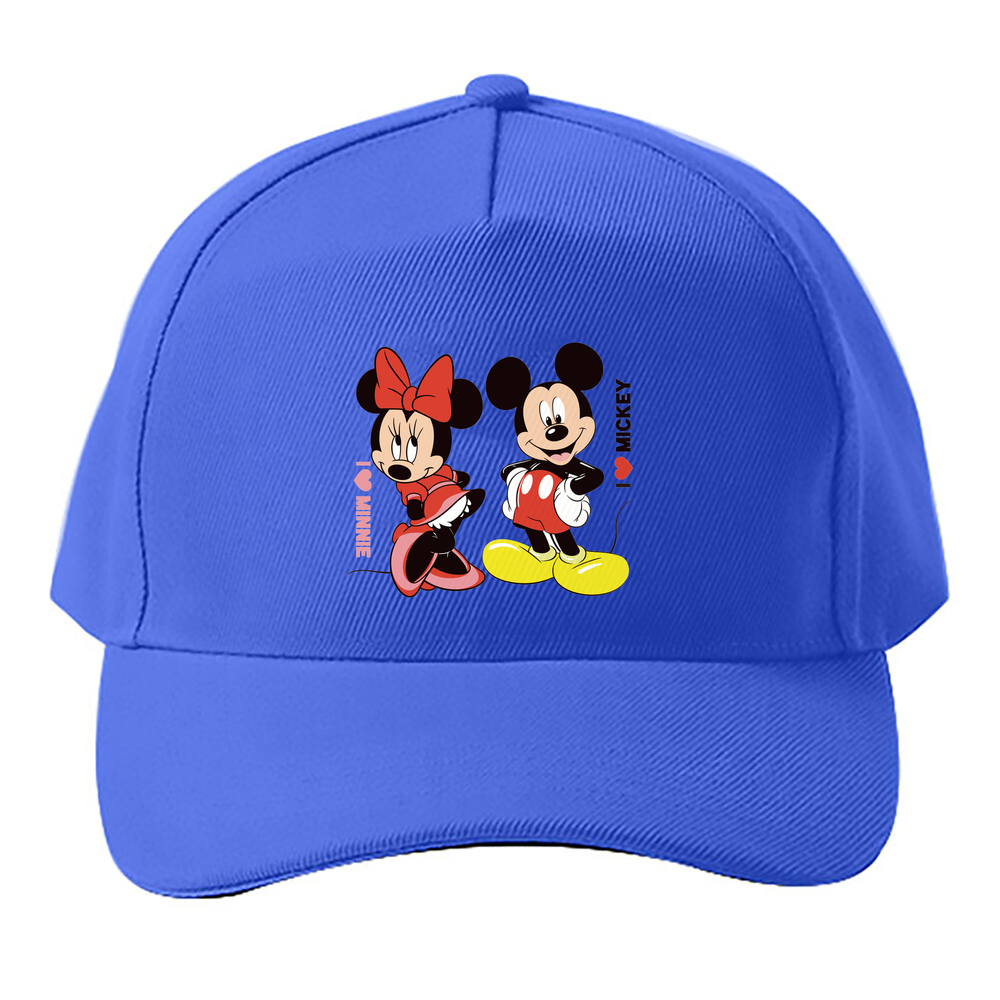 （画像用） ミッキーマウス Mickey Mouse ベースボールキャップ 綿100％ 男女兼用 帽子 スポーツ